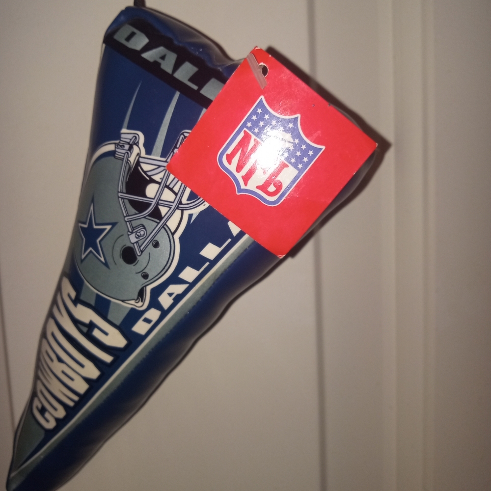 NFL Dallas Cowboys Plush Flag Souvenir NWT Vintage 2003 - Picture 3 of 7